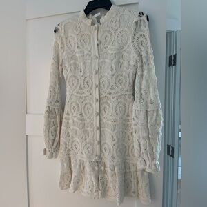 Alexis Cream Lace Dress